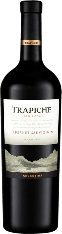9,95 € Free Shipping | Red Wine Trapiche Oak Cask Finish I.G. Mendoza Mendoza Argentina Cabernet Sauvignon Bottle 75 cl