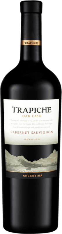 9,95 € 免费送货 | 红酒 Trapiche Oak Cask I.G. Mendoza 门多萨 阿根廷 Cabernet Sauvignon 瓶子 75 cl