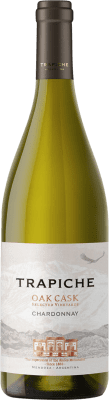 15,95 € Free Shipping | White Wine Trapiche Oak Cask Finish I.G. Mendoza Mendoza Argentina Chardonnay Bottle 75 cl