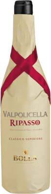 18,95 € Бесплатная доставка | Красное вино Bolla Classico Superiore D.O.C. Valpolicella Ripasso Venecia Италия Nebbiolo, Corvina бутылка 75 cl