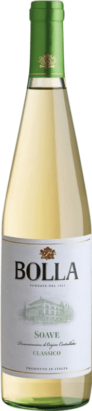 13,95 € Envio grátis | Vinho Branco Bolla Clássico D.O.C. Soave Venecia Itália Nebbiolo, Garganega 75 cl