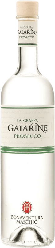 26,95 € Envio grátis | Aguardente Grappa Bonaventura Maschio D.O.C. Prosecco Venecia Itália Prosecco Garrafa 70 cl