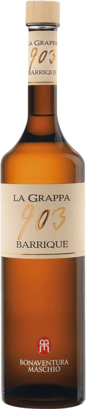 26,95 € Envio grátis | Aguardente Grappa Bonaventura Maschio 903 Barrique I.G.T. Venezia Venecia Itália Garrafa 70 cl