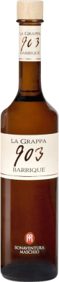 18,95 € Spedizione Gratuita | Grappa Bonaventura Maschio 903 Barrique Italia Mezza Bottiglia 37 cl