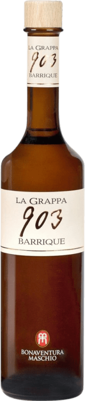 18,95 € Spedizione Gratuita | Grappa Bonaventura Maschio 903 Barrique Italia Mezza Bottiglia 37 cl