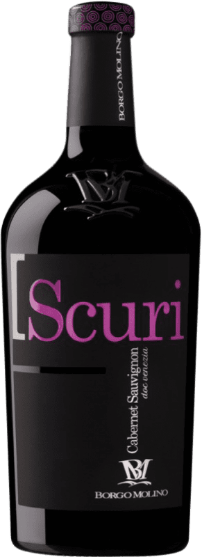 13,95 € Envío gratis | Vino tinto Borgo Molino I Scuri I.G.T. Venezia Venecia Italia Cabernet Sauvignon Botella 75 cl