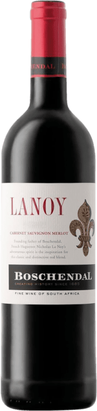 11,95 € 送料無料 | 赤ワイン Boschendal Lanoy 南アフリカ Merlot — メルロー, Cabernet Sauvignon — カベルネ・ソーヴィニヨン 75 cl