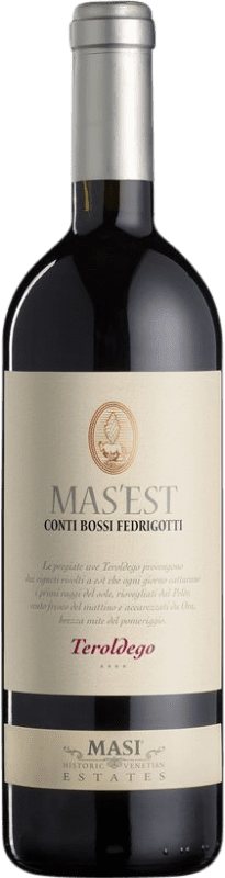 16,95 € Бесплатная доставка | Красное вино Bossi Fedrigotti Mas'Est I.G.T. Vigneti delle Dolomiti Трентино Италия Teroldego бутылка 75 cl