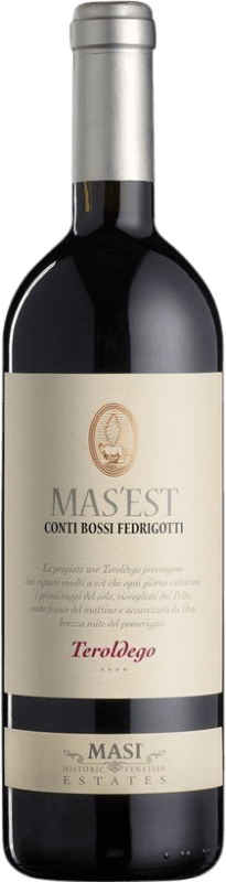 18,95 € Бесплатная доставка | Красное вино Bossi Fedrigotti Mas'Est I.G.T. Vigneti delle Dolomiti Трентино Италия Teroldego — Тэрольдего Бутылка 75 cl