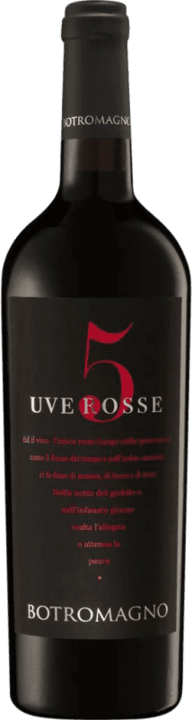 19,95 € 送料無料 | 赤ワイン Botromagno 5 Uve Rosse I.G.T. Puglia プーリア イタリア Merlot, Cabernet Sauvignon, Primitivo, Nebbiolo, Aglianico ボトル 75 cl