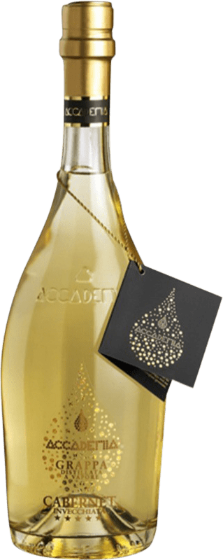 43,95 € Envio grátis | Grappa Bottega Accademia Barrel Aged — Envelhecido em Barrica I.G.T. Venezia Venecia Itália Cabernet Sauvignon, Cabernet Franc 5 Anos 70 cl