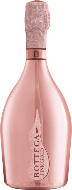 44,95 € 送料無料 | ロゼスパークリングワイン Bottega Pink Gold Rosé D.O.C. Prosecco フリウリ - ヴェネツィアジュリア イタリア Nebbiolo, Glera ボトル 75 cl