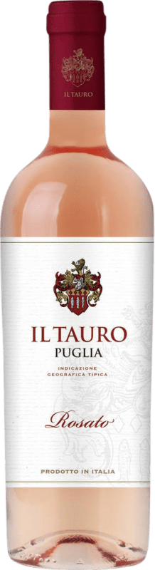 8,95 € 免费送货 | 玫瑰酒 Botter Carlo Il Tauro Rosato I.G.T. Puglia 普利亚大区 意大利 Primitivo 瓶子 75 cl