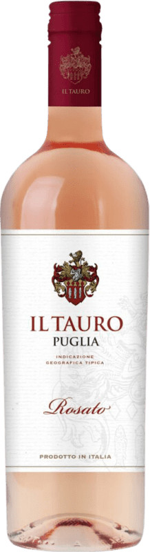 9,95 € Spedizione Gratuita | Vino Rosato Botter Carlo Il Tauro I.G.T. Puglia Puglia Italia Primitivo 75 cl