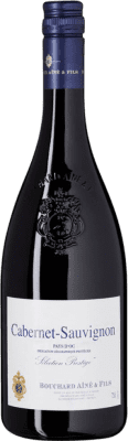 9,95 € Spedizione Gratuita | Vino rosso Bouchard Aîné Sélection Prestige I.G.P. Vin de Pays d'Oc bordò Francia Cabernet Sauvignon Bottiglia 75 cl