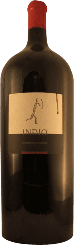 91,95 € Kostenloser Versand | Rotwein Bove Indio D.O.C. Montepulciano d'Abruzzo Abruzzen Italien Montepulciano Doppelmagnum Jeroboam-Flasche 3 L