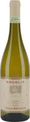 27,95 € Spedizione Gratuita | Vino bianco Broglia Villa D.O.C.G. Cortese di Gavi Piemonte Italia Cortese Bottiglia 75 cl