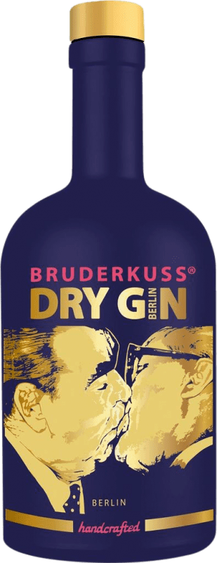 99,95 € 免费送货 | 金酒 Bruderkuss Lila Edition Gin 普法尔茨 德国 瓶子 Medium 50 cl