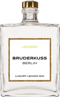 52,95 € 免费送货 | 金酒 Bruderkuss Luxury Lemon Gin 普法尔茨 德国 瓶子 Medium 50 cl