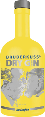 93,95 € 免费送货 | 金酒 Bruderkuss Berlin Yellow Edition Gin 德国 瓶子 Medium 50 cl