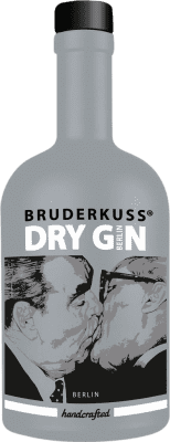 117,95 € Envío gratis | Ginebra Gin Bruderkuss Alemania Botella Medium 50 cl