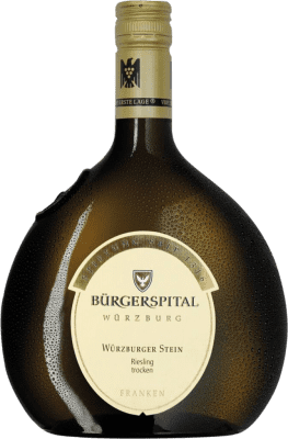 21,95 € Бесплатная доставка | Белое вино Bürgerspital Heiligen Geist Würzburger Stein Trocken — Сухое Q.b.A. Franken Franken Германия Riesling — Рислинг Бутылка 75 cl