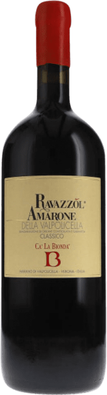 176,95 € Kostenloser Versand | Rotwein Cà la Bionda Ravazzol Klassisch D.O.C.G. Amarone della Valpolicella Venecia Italien Corvina, Rondinella, Corvinone Magnumflasche 1,5 L