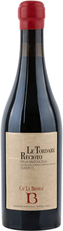 59,95 € 免费送货 | 红酒 Cà la Bionda Recioto le Tordare Classico D.O.C. Valpolicella Venecia 意大利 Corvina, Rondinella, Corvinone 瓶子 Medium 50 cl