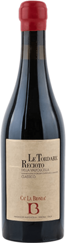 59,95 € Envoi gratuit | Vin Rouge Cà la Bionda Recioto le Tordare Classique D.O.C. Valpolicella Venecia Italie Corvina, Rondinella, Corvinone Bouteille Medium 50 cl