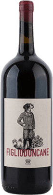 84,95 € 免费送货 | 红酒 Calafata Figlioduncane Rosso I.G.T. Toscana 托斯卡纳 意大利 Cabernet Sauvignon 瓶子 Magnum 1,5 L