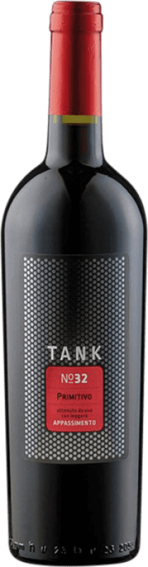 10,95 € 免费送货 | 红酒 Camivini. Tank Nº 26 Appassimento D.O.C. Sicilia 西西里岛 意大利 Nero d'Avola 瓶子 75 cl