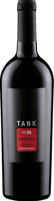 13,95 € Бесплатная доставка | Красное вино Cantine Minini Tank Nº 26 Appassimento D.O.C. Sicilia Сицилия Италия Nero d'Avola 75 cl
