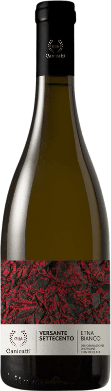 45,95 € Envio grátis | Vinho branco Canicatti Versante Settecento Bianco D.O.C. Etna Sicília Itália Garrafa 75 cl