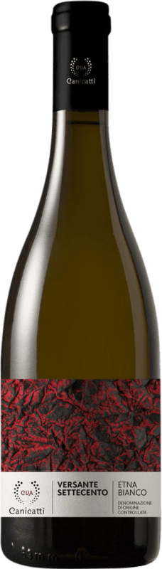 35,95 € Envio grátis | Vinho Branco Canicatti Versante Settecento D.O.C. Etna Sicília Itália Garrafa 75 cl