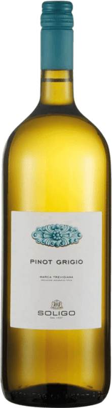 7,95 € Kostenloser Versand | Weißwein Colli del Soligo I.G.T. Delle Venezie Italien Grauburgunder Flasche 1 L