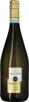 9,95 € Envoi gratuit | Blanc mousseux Colli del Soligo Frizzante Extra Dry Extra -Sec D.O.C. Prosecco Venecia Italie Prosecco Bouteille 75 cl