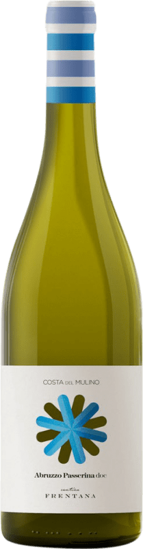 15,95 € Бесплатная доставка | Белое вино Frentana Costa del Mulino D.O.C. Abruzzo Абруцци Италия Passerina — Пассери́на Бутылка 75 cl