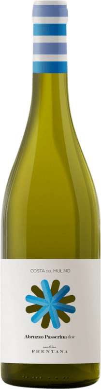 14,95 € 免费送货 | 白酒 Frentana Costa del Mulino D.O.C. Abruzzo 阿布鲁佐 意大利 Passerina 瓶子 75 cl