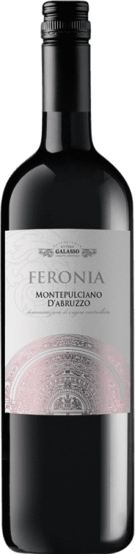 7,95 € Бесплатная доставка | Красное вино Galasso Feronia D.O.C. Montepulciano d'Abruzzo Абруцци Италия Montepulciano бутылка 75 cl