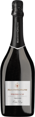 17,95 € Бесплатная доставка | Белое игристое Beniamino Maschio Cavalieri Spumante Extra Dry Экстра сухой D.O.C. Prosecco Фриули-Венеция-Джулия Италия Glera бутылка 75 cl