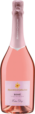 13,95 € 送料無料 | ロゼスパークリングワイン Beniamino Maschio Cavalieri Spumante Extra Dry Rosé 余分な乾燥 I.G.T. Treviso Venecia イタリア Nebbiolo, Raboso, Pinot White ボトル 75 cl