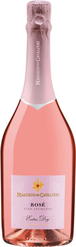 13,95 € 送料無料 | ロゼのスパークリングワイン Beniamino Maschio Cavalieri Extra Dry — スーパードライ Rosé — ロゼ I.G.T. Treviso Venecia イタリア Nebbiolo — ネッビオーロ, Raboso — ラボーゾ, Pinot Blanc — ピノ・ブラン ボトル 75 cl
