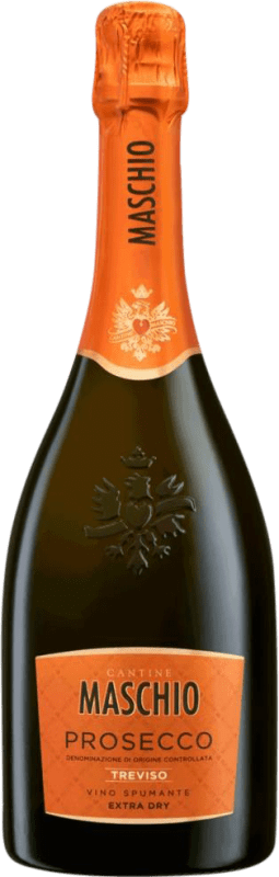13,95 € Envoi gratuit | Vin Mousseux Blanc Beniamino Maschio Extra Dry — Extra-Sec D.O.C. Prosecco Venecia Italie Prosecco Bouteille 75 cl