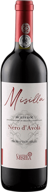 5,95 € Kostenloser Versand | Rotwein Paolini Misilla I.G.T. Terre Siciliane Sizilien Italien Nero d'Avola Flasche 75 cl