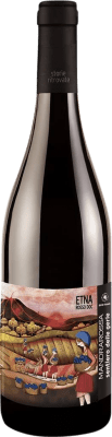 19,95 € Free Shipping | Red wine Mandrarossa Sentiero delle Gerle Rosso D.O.C. Etna Sicily Italy Nerello Cappuccio Bottle 75 cl