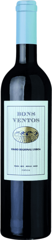 9,95 € Бесплатная доставка | Красное вино Santos Lima Bons Ventos I.G. Vinho Regional de Lisboa Lisboa Португалия Touriga Nacional, Tinta Cão, Castelão, Camarate бутылка 75 cl