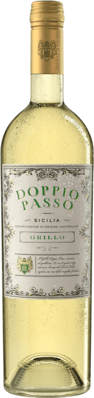 12,95 € Бесплатная доставка | Белое вино Botter Carlo Doppio Passo D.O.C. Sicilia Сицилия Италия Grillo бутылка 75 cl