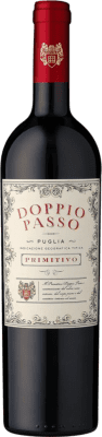 10,95 € 免费送货 | 红酒 Botter Carlo Doppio Passo I.G.T. Puglia 普利亚大区 意大利 Primitivo 瓶子 75 cl