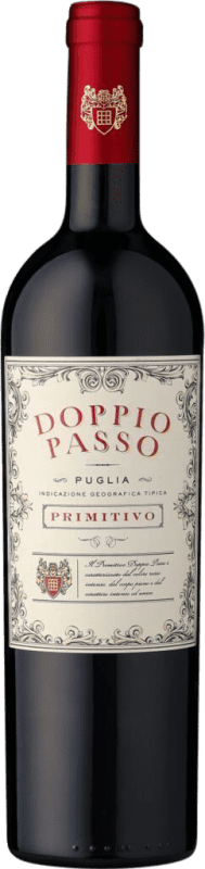 10,95 € Free Shipping | Red wine Botter Carlo Doppio Passo I.G.T. Puglia Puglia Italy Primitivo Bottle 75 cl