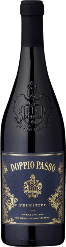 10,95 € 免费送货 | 红酒 Botter Carlo Doppio Passo I.G.T. Salento 意大利 Primitivo 瓶子 75 cl